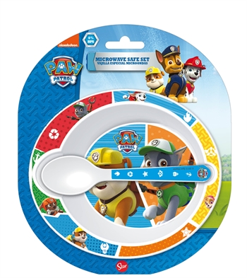 Paw Patrol barnservis - Matset i 2 delar för barn - Rocky och Rubble