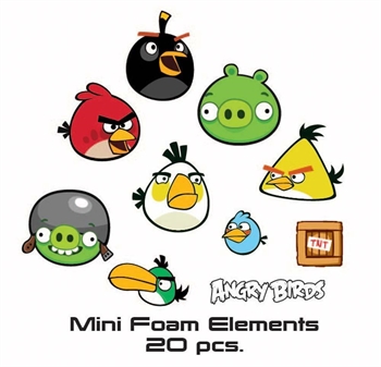 Wallstickers - Angry Birds - 20 olika - 3D-effekt