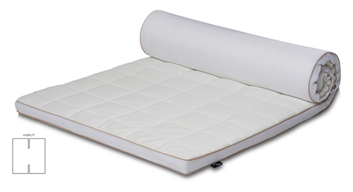 H-split bäddmadrass - 180x200 cm 5 cm hög - NASA Memoryfoam - Ergonomisk bäddmadrass - Borg Living