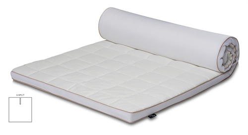 U-Split bäddmadrass - 180x200 cm 5 cm hög - NASA Memoryfoam - Ergonomisk bäddmadrass - Borg Living