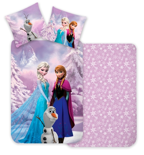 Frozen Sängkläder för barn 100x140 cm - Frost 2 Anna och Elsa Sängkläder för barn - 2 i 1 design - 100% bomull