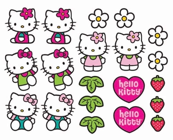 Wallstickers - Hello Kitty - 20 olika motiv