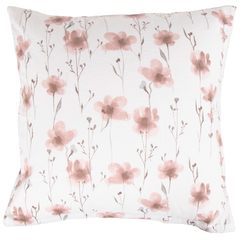 Kuddfodral 60x63 cm - Flower Rose - 100% bomullsflanell - By Night kuddfodral