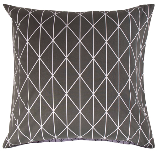 Kuddfodral 60x63 cm - Harlequin grey - Huvudkuddsfodral i 100% bomull