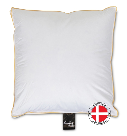 Dansk myskdunkudde - 60x63 cm - Medium - Dunkudde med 3 kammare - Limited edition