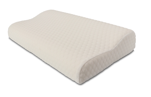 Ergonomisk kudde - Nackkudde med inbyggt svank - Memoryfoam kudde 50x30 cm