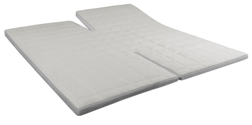 Bäddmadrass med u-split - 160x200 cm 5 cm hög - Advance Memoryfoam - Zen Sleep - Ergonomisk bäddmadrass