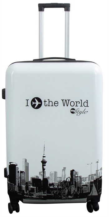 Stor resväska - I Love The World hardcase resväska - Exklusiv resväska