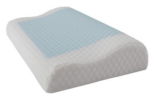 Memoryfoam-kudde med kylande gel och inbyggd svankstöd - Zen Sleep Nackkudde