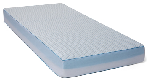 Kylande madrass 90x210 -   Höjd 18 cm - Lyxig skummadrass med kylande memoryfoam - 7 zoner - Sleep Tech by Borg