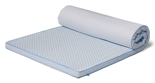 Kylande bäddmadrass - 90x200 cm 5 cm hög - 5 zoner - Memoryfoam bäddmadrass - SLEEP TECH by Borg